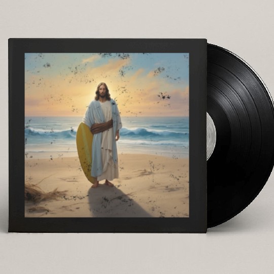 Surfing Jesus Custom Vinyl Record Sleeves