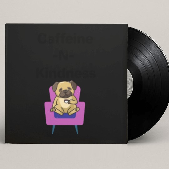 Love to Meet Kind People with a Caffeine Problem Custom Vinyl Record Sleeves
