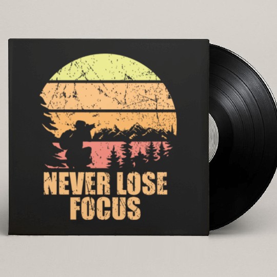 Funny Camera Photography Quote Gift Custom Vinyl Record Sleeves