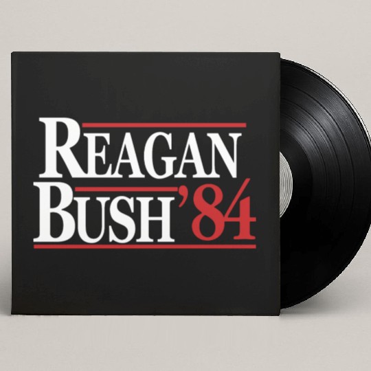 Reagan Bush 1984 V2 Custom Vinyl Record Sleeves