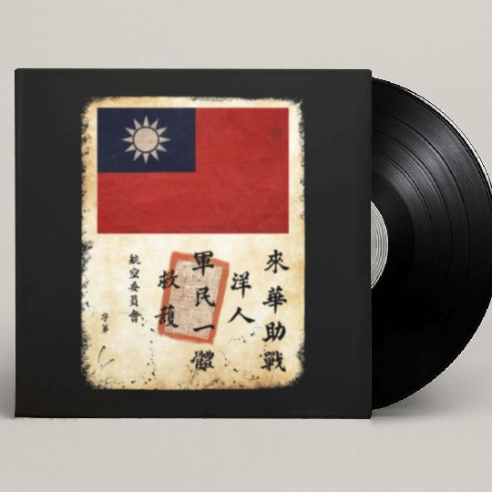 Blood Chit WWII Military History Blood Chit Custom Vinyl Record Sleeves