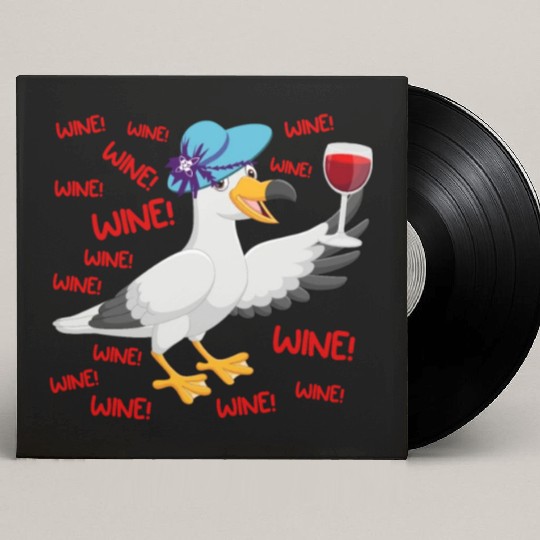 Seagull Custom Vinyl Record Sleeves Wine Lover North German Seagulls
