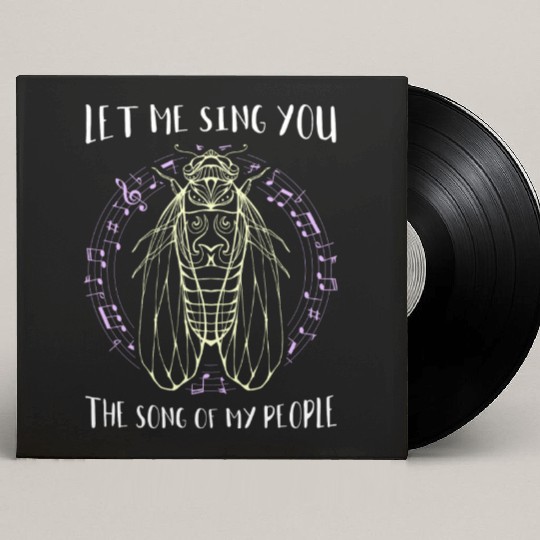 Let Me Sing You The Song Of My People Cicada Line Custom Vinyl Record Sleeves