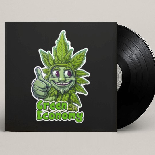 Green Economy Custom Vinyl Record Sleeves