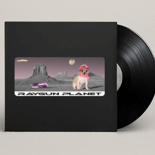 Raygun Planet Chihuahua Custom Vinyl Record Sleeves