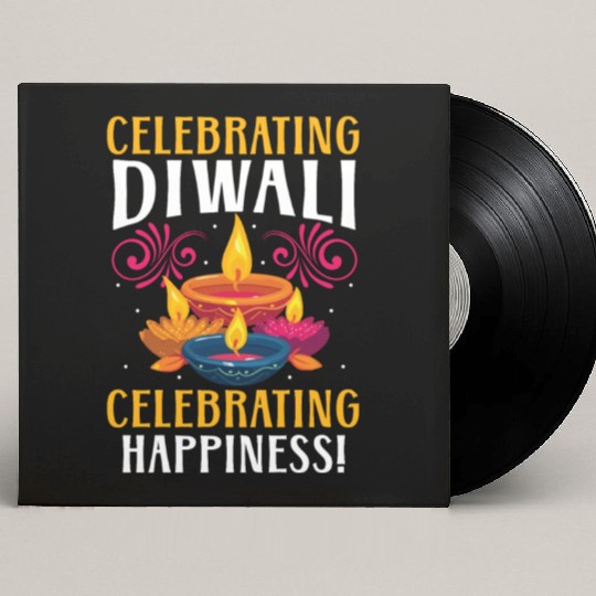 Happy Diwali Diwali Festival Indian Hindu Hinduism Custom Vinyl Record Sleeves