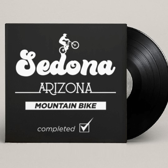Sedona Arizonna Mountain Biking Custom Vinyl Record Sleeves