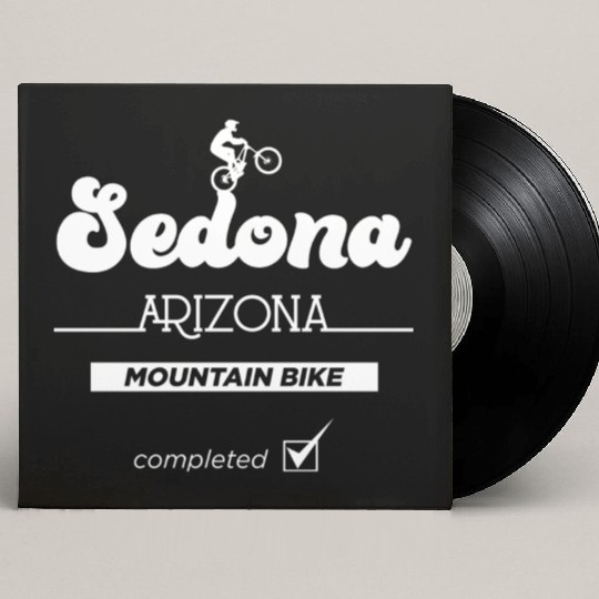 Sedona Arizonna Mountain Biking Custom Vinyl Record Sleeves