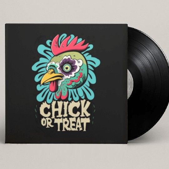 Happy Halloween Chick or Treat Thanksgiving Custom Vinyl Record Sleeves