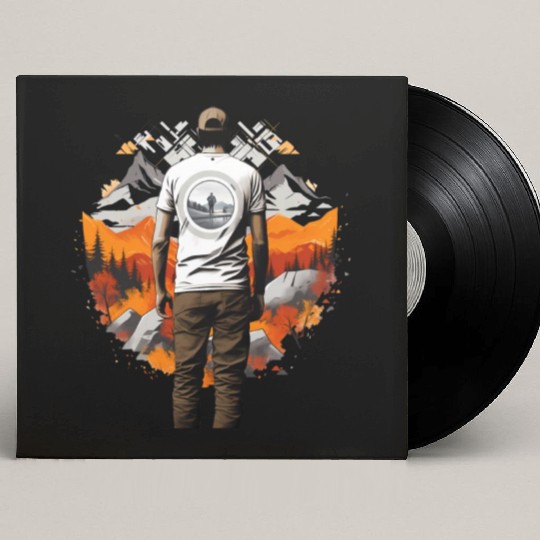 Autumn Hiking Custom Vinyl Record Sleeves