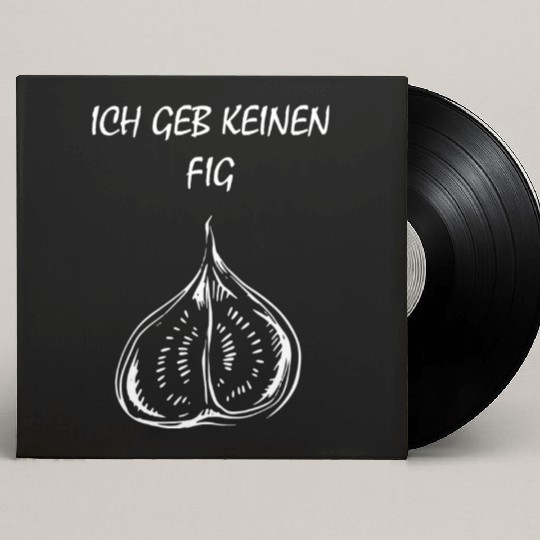 Fig Plant Fruit Gift Gifts Custom Vinyl Record Sleeves