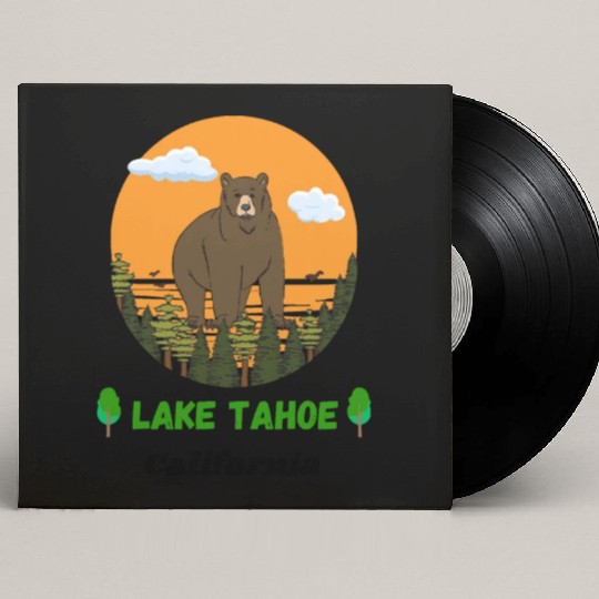Lake Tahoe California Custom Vinyl Record Sleeves