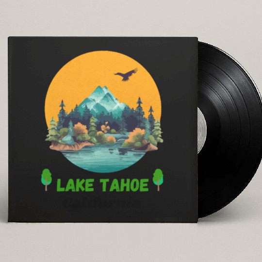 Lake Tahoe California Custom Vinyl Record Sleeves