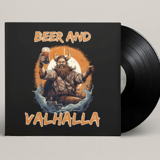 Viking World Tour Vikings Valhalla Odin for a Men Custom Vinyl Record Sleeves