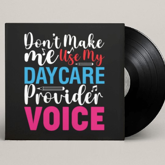 Daycare Provider Childcare Pre-k Teacher Appreciat Custom Vinyl Record Sleeves