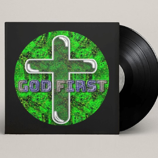 God First [2] Green Custom Vinyl Record Sleeves