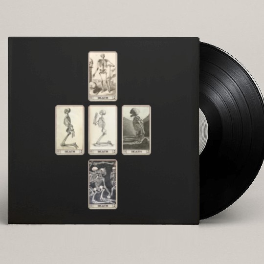 Death Card Custom Vinyl Record Sleeves