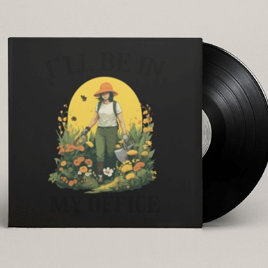 Gardening Garden-plants Flowers-Gardener Gardener Custom Vinyl Record Sleeves