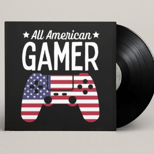 All American Gamer Custom Vinyl Record Sleeves