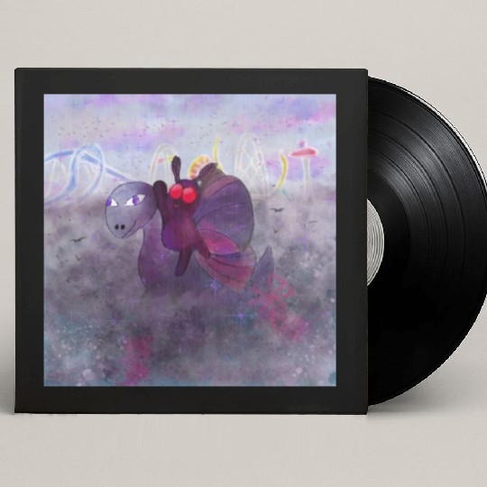 Mothman and Bessie the Lake Erie Monster's Vacay Custom Vinyl Record Sleeves