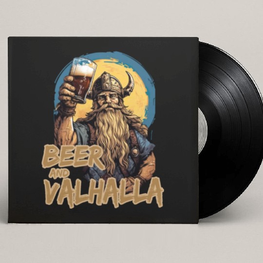 Viking World Tour Vikings Valhalla Odin for a Men Custom Vinyl Record Sleeves