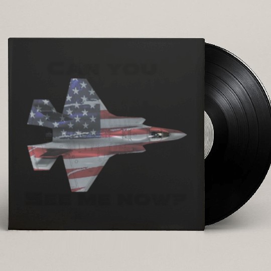 Can you see me now F-35 Custom Vinyl Record Sleeves