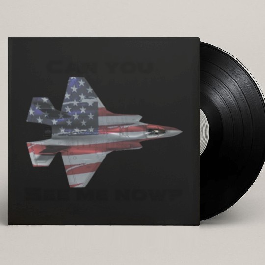 Can you see me now F-35 Custom Vinyl Record Sleeves