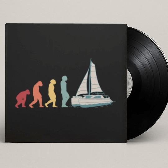 Catamaran-Sailing Yachting-Sailor Evolution Custom Vinyl Record Sleeves