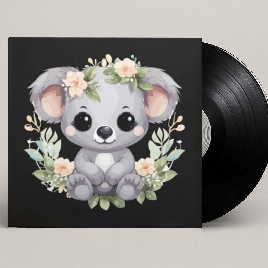 Blossom with Cuteness Custom Vinyl Record Sleeves