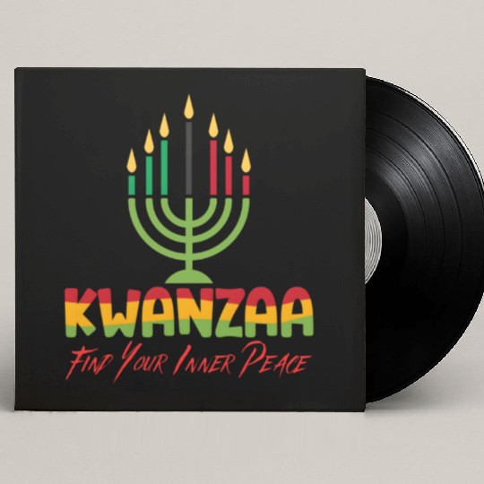 Celebrate Kwanzaa, Embrace your Inner Peace Custom Vinyl Record Sleeves