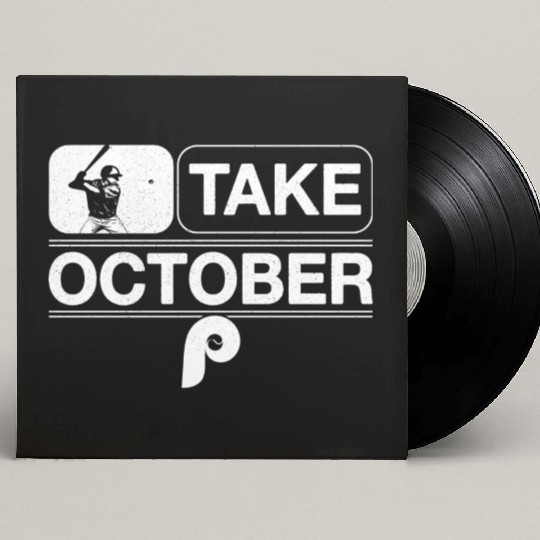 Philadelphia Take October Phillies Custom Vinyl Record Sleeves