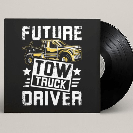 Future Tow truck driver Custom Vinyl Record Sleeves