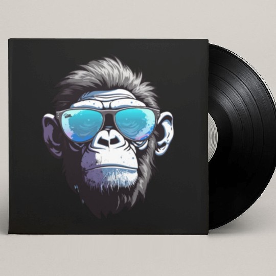 Playful Monkey-Themed Products: A Jungle of Fun Custom Vinyl Record Sleeves