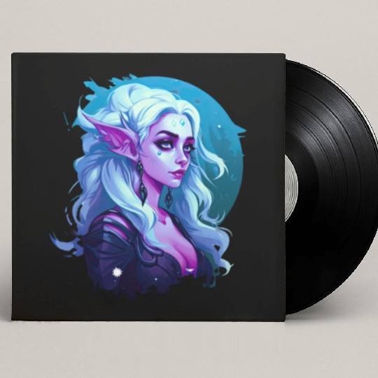 Enchanted Spectrum Elf Custom Vinyl Record Sleeves