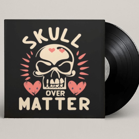 Totenkopf Skull Skulls Totenschädel Spruch Custom Vinyl Record Sleeves