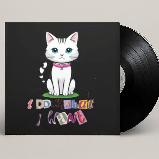 I Do What I Want Custom Vinyl Record Sleeves, Independent Custom Vinyl Record Sleeves, Funny