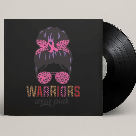 Warriors Wear Pink Custom Vinyl Record Sleeves