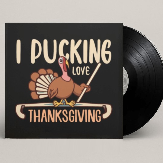 I Pucking Love Thanksgiving Custom Vinyl Record Sleeves