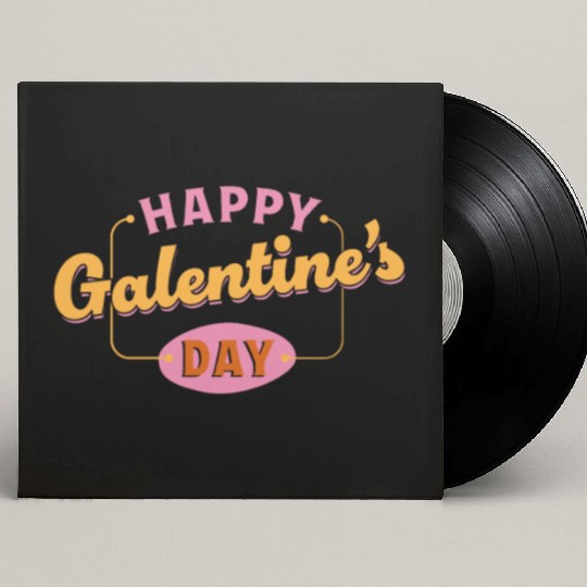 Be My Galentine. Galentine's Day Custom Vinyl Record Sleeves
