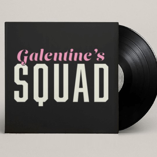 Be My Galentine. Galentine's Day Custom Vinyl Record Sleeves