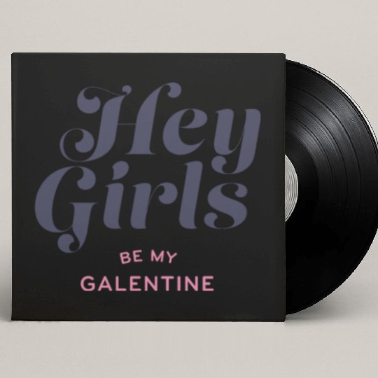 Be My Galentine. Galentine's Day Custom Vinyl Record Sleeves