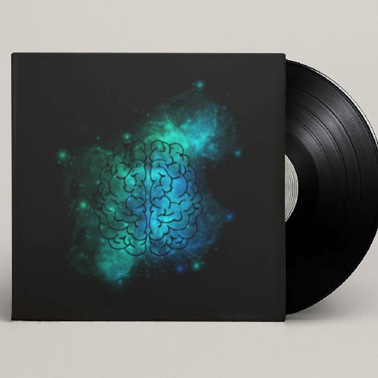 Back To School Brain Custom Vinyl Record Sleeves