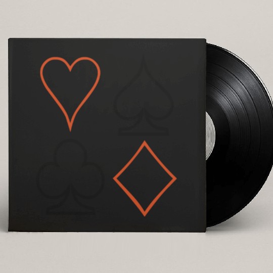 Playing Card Poker Custom Vinyl Record Sleeves