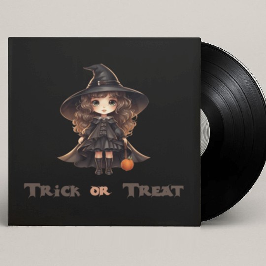Halloween- trick or treat Custom Vinyl Record Sleeves