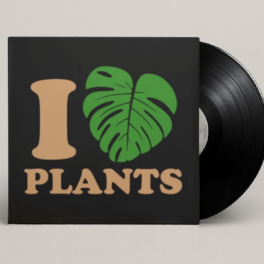 I love plants Custom Vinyl Record Sleeves