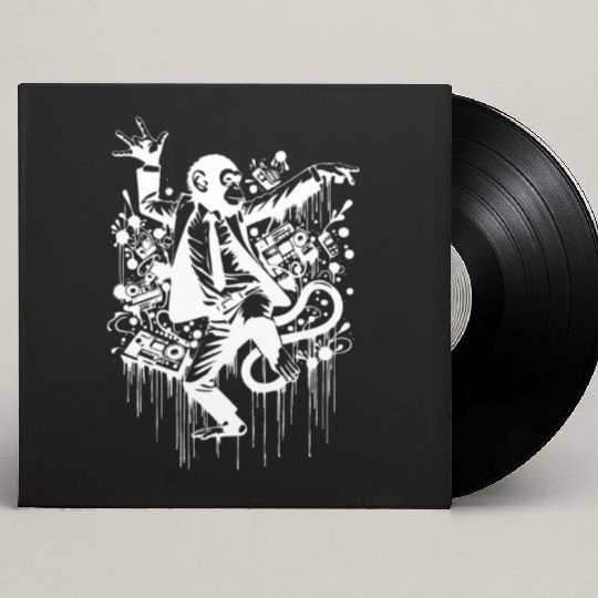 Dancing Ape | Monkey President Custom Vinyl Record Sleeves
