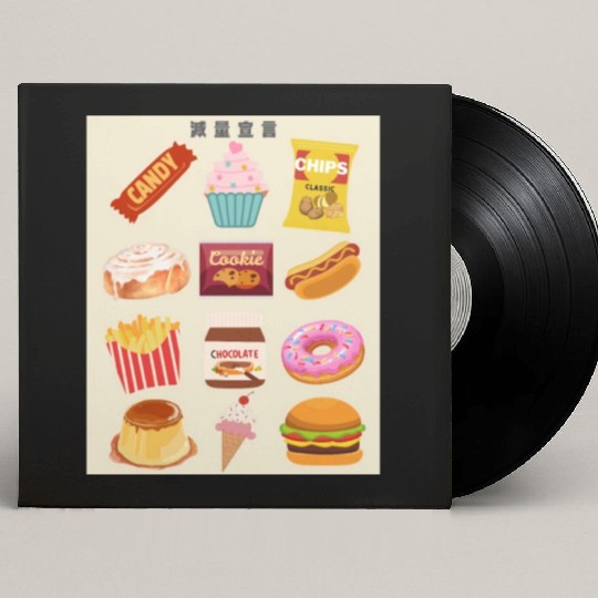 Declaration of Weight Loss Slim Someday Japanese Custom Vinyl Record Sleeves