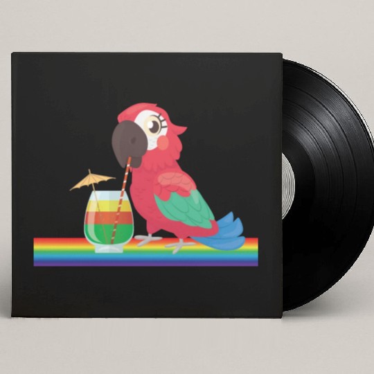 parrot bird of jimmy buffett Custom Vinyl Record Sleeves