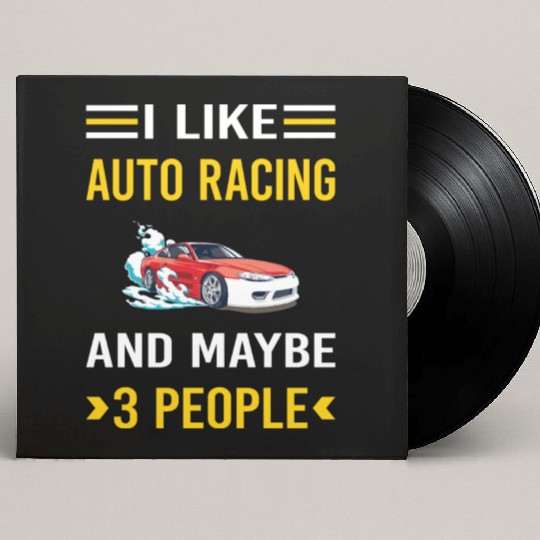 3 People Auto Racing Automotive Autosport Custom Vinyl Record Sleeves