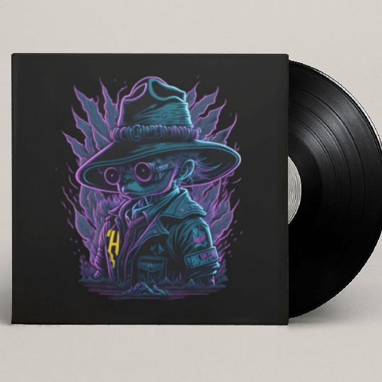 Black friday mouse Custom Vinyl Record Sleeves